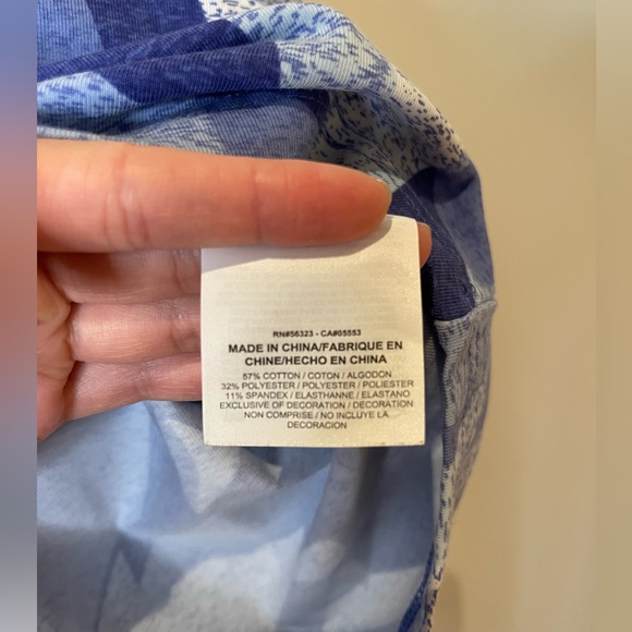 Nike long sleeve crop top: Blue - Picture 6 of 6